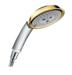 Hansgrohe Raindance Classic - Handbrause 100 Air, 3 Strahlarten, Chrom/Gold 28548090