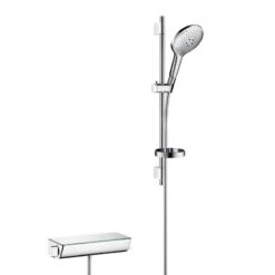 Hansgrohe Raindance Select S - Duschset Mit Thermostatbatterie 150 Mm, 3 Strahlen, Verchromt 27036000
