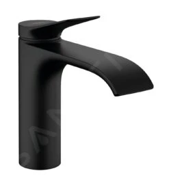 Hansgrohe Vivenis - Waschtischarmatur 110, Mit Ablaufgarnitur, EcoSmart, Schwarz Matt 75020670