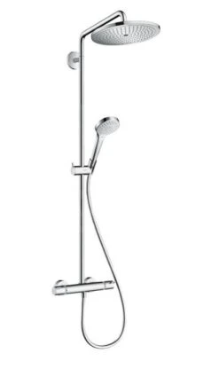 Hansgrohe Croma Select S - Duschsäule Showerpipe 280 Mit Thermostatbatterie, EcoSmart 9 L/min, Verchromt 26794000