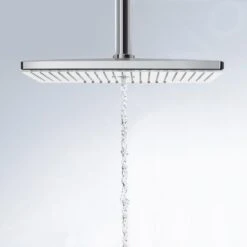 Hansgrohe Rainmaker Select - Kopfbrause 460, Ausladung 100 Mm, 3 Strahlen, Schwarz / Verchromt 24006600 -Hansgrohe Store d0b616b2dd3ba548befb1ef7
