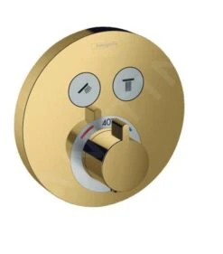 Hansgrohe Shower Select - Thermostatarmatur - Unterputz Für 2 Verbraucher, Gold Poliert 15743990