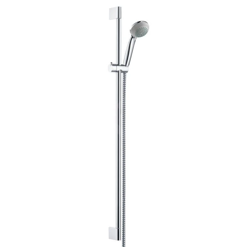 Hansgrohe Crometta 85 - Brausegarnitur Variojet 2jet, Mit Duschstange Unica'Crometta 0,90 M, Verchromt 27762000 1 Hansgrohe Crometta 85 - Brausegarnitur Variojet 2jet, Mit Duschstange Unica'Crometta 0,90 M, Verchromt 27762000