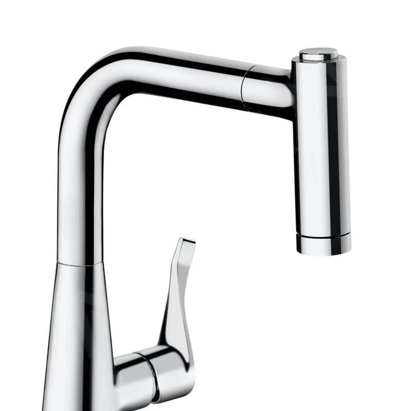 Hansgrohe Metris - Spültisch Einhebelmischer 220 Mit Ausziehbarer Geschirrbrause, Verchromt 14834000 3 Hansgrohe Metris - Spültisch Einhebelmischer 220 Mit Ausziehbarer Geschirrbrause, Verchromt 14834000 – Bild 3