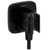 Hansgrohe Fixfit - Wandanschlussbogen Mit Brausehalter, Schwarz Matt 26887670