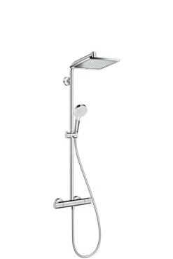 Hansgrohe Crometta - Duschsäule E 240 Showerpipe Mit Thermostatbatterie, Verchromt 27271000