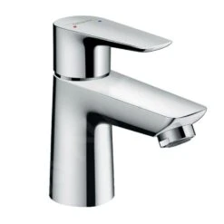 Hansgrohe Talis E - Waschtisch Einhebelmischer 80 CoolStart, Mit Ablaufgarnitur Mit Zugstangen, Verchromt 71703000