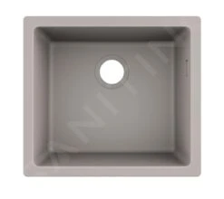 Hansgrohe Abwäschen - Granit-Unterbauspülbecken S510-U450, Betongrau 43431380
