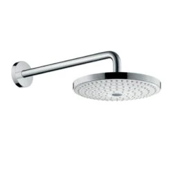 Hansgrohe Raindance Select S - Kopfbrause 240, Ausladung 390 Mm, 2 Strahlen, Weiß / Verchromt 26466400