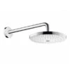 Hansgrohe Raindance Select S - Kopfbrause 240, Ausladung 390 Mm, EcoSmart 9 L/min, 2 Strahlen, Weiß / Verchromt 26470400