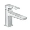Hansgrohe Metropol - Waschtisch Einhebelmischer 100 Mit Ablaufgarnitur Push-Open, Verchromt 74502000