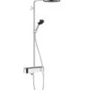 Hansgrohe Pulsify S - Duschset 260 Mit Wannenthermostat ShowerTablet Select 400, 1 Strahl, Verchromt 24230000
