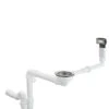 Hansgrohe 660 Ab-/Überlaufgarnitur 43921800 Manuell, Für Einzelbecken, D14-10 BSO, Edelstahl