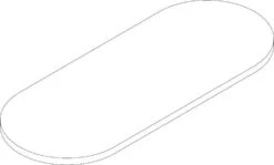 Hansgrohe Ablage Logo 40229000 Glas, 450 Mm