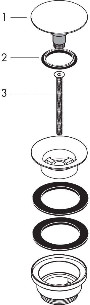 Hansgrohe Ablaufgarnitur 50100140 Brushed Bronze, G 1 1/4, Messing 3 Hansgrohe Ablaufgarnitur 50100140 Brushed Bronze, G 1 1/4, Messing – Bild 3