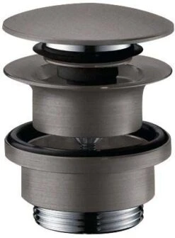 Hansgrohe Ablaufgarnitur 50100340 Brushed Black Chrome, G 1 1/4, Messing