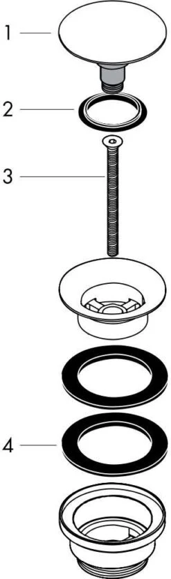 Hansgrohe Ablaufgarnitur 50100700 Mattweiß, G 1 1/4, Messing -Hansgrohe Store hansgrohe Ablaufgarnitur 50100700 mattweiss G 1 1 4 Messing 2