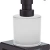 Hansgrohe AddStoris Lotionsspender 41745670 Wandmontage, Glaseinsatz, Metall, Mattschwarz