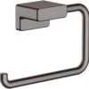 Hansgrohe AddStoris Papierrollenhalter 41771340 Ohne Deckel, Wandmontage, Metall, Brushed Black Chrome