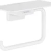 Hansgrohe AddStoris Papierrollenhalter 41772700 Mit Ablage, Wandmontage, Metall, Mattweiß