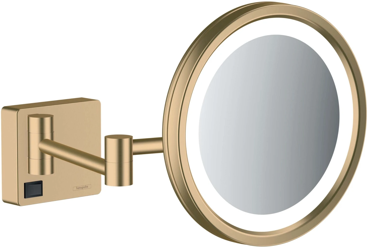 Hansgrohe AddStoris Rasierspiegel 41790140 Mit LED Leuchte, Wandmontage, Brushed Bronze 1 Hansgrohe AddStoris Rasierspiegel 41790140 Mit LED Leuchte, Wandmontage, Brushed Bronze
