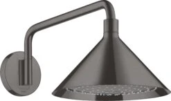 Hansgrohe Axor Kopfbrause 26021340 Mit Brausearm, Wandmontage, Brushed Black Chrome