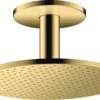 Hansgrohe Axor Kopfbrause 35304990 Mit Deckenanschluss, Polished Gold Optic