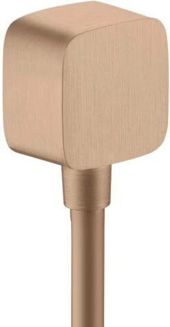 Hansgrohe Axor Schlauchanschluss 36731310 Mit Rückflussverhinderer, Brushed Red Gold
