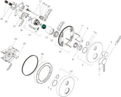 Hansgrohe Axor Starck Wannenarmatur 10414000 Chrom, Unterputzarmatur, Mit Hebelgriff -Hansgrohe Store hansgrohe Axor Starck Wannenarmatur 10414000 chrom Unterputzarmatur mit Hebelgriff 2