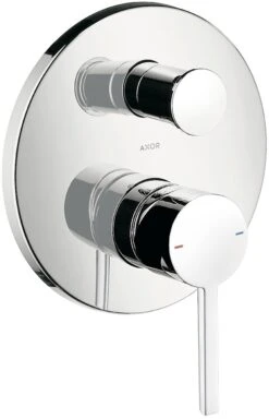 Hansgrohe Axor Starck Wannenarmatur 10414000 Chrom, Unterputzarmatur, Mit Hebelgriff