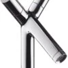Hansgrohe Axor Starck Waschtischarmatur 10030000 Zweigriff Armatur, Chrom, Mit Ablaufgarnitur