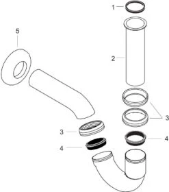 Hansgrohe Bidet Röhrensiphon 55237000 11/4", Chrom 5 Hansgrohe Bidet Röhrensiphon 55237000 11/4", Chrom -Hansgrohe Store hansgrohe Bidet Roehrensiphon 55237000 11 4 chrom 2