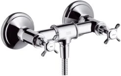 Hansgrohe Brause Armatur Axor Montreux 16560000 2 Griff Armatur, Aufputz, DN 15, Chrom