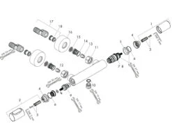 Hansgrohe Brausethermostat Axor Citterio M 3463500 Aufputz, Chrom -Hansgrohe Store hansgrohe Brausethermostat Axor Citterio M 3463500 Aufputz chrom 2