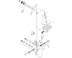 Hansgrohe Croma Select 280 Air Showerpipe 26790000 Chrom, 1jet, M Brausearm 400 Mm Schwenkbar -Hansgrohe Store hansgrohe Croma Select 280 Air Showerpipe 26790000 chrom 1jet m Brausearm 400 mm schwenkbar 2