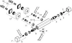 Hansgrohe Ecostat E Brausethermostat 15773000 Chrom, 1x Verbraucher, Aufputz -Hansgrohe Store hansgrohe Ecostat E Brausethermostat 15773000 chrom 1x Verbraucher Aufputz 2