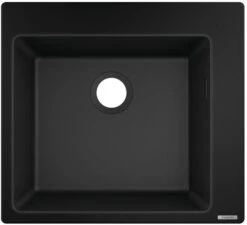 Hansgrohe Einbauspüle 43312170 560 X 510 Mm, 1 Hauptbecken, Hahnloch Vordefiniert, Graphitschwarz
