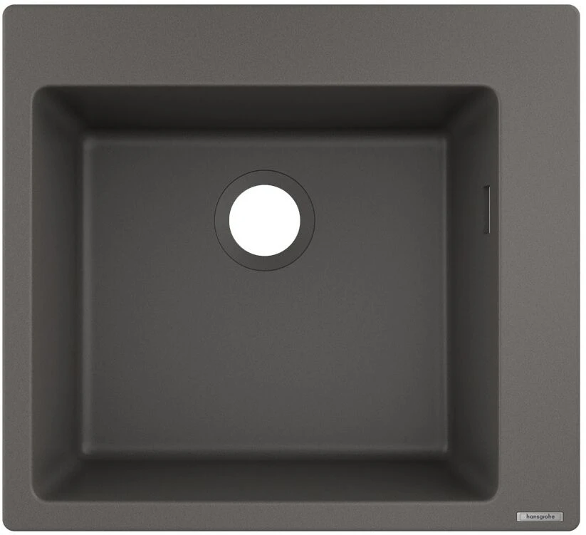 Hansgrohe Einbauspüle 43312290 560 X 510 Mm, 1 Hauptbecken, Hahnloch Vordefiniert, Steingrau 1 Hansgrohe Einbauspüle 43312290 560 X 510 Mm, 1 Hauptbecken, Hahnloch Vordefiniert, Steingrau