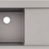 Hansgrohe Einbauspüle 43330380 1050 X 510 Mm, 1 Hauptbecken Links, Abtropffläche, Betongrau