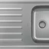 Hansgrohe Einbauspüle 43340800 895 X 485 Mm, Becken Rechts, Abtropffläche, Manuelle Ablaufgarnitur, Edelstahl