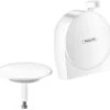 Hansgrohe Exafill S Fertigmontageset 58117700 Wanneneinlauf, Mit Schwallstrahl, Mattweiß