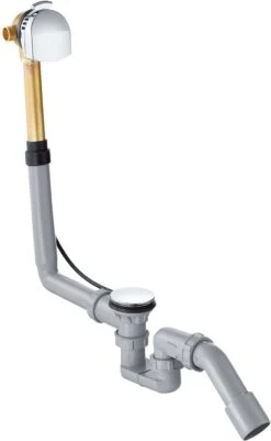 Hansgrohe Exafill Wanneneinlauf 581230000 Mit Ab-/Überlaufgarnitur Chrom, Komplettset