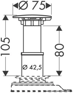 Hansgrohe Fertigmontageset Starolift 52 Weiss, Mit Teleskop-Standrohr -Hansgrohe Store hansgrohe Fertigmontageset Starolift 52 weiss mit Teleskop Standrohr 1