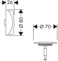 Hansgrohe Flexaplus Fertigmontageset 58185700 Mattweiß, Ab-/Überlaufgarnitur -Hansgrohe Store hansgrohe Flexaplus Fertigmontageset 58185700 mattweiss Ab Ueberlaufgarnitur 1