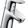 Hansgrohe Focus 70 Waschtisch Armatur 31604000 Chrom, Mit Push-Open, Ablaufgarnitur