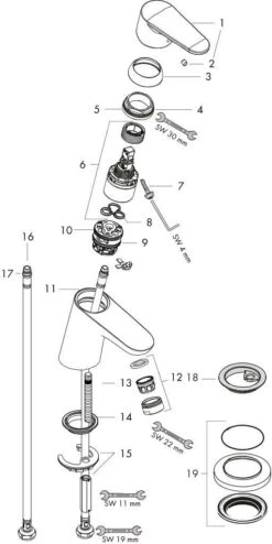 Hansgrohe Focus 70 Waschtisch Armatur 31604000 Chrom, Mit Push-Open, Ablaufgarnitur 5 Hansgrohe Focus 70 Waschtisch Armatur 31604000 Chrom, Mit Push-Open, Ablaufgarnitur -Hansgrohe Store hansgrohe Focus 70 Waschtisch Armatur 31604000 chrom mit Push Open Ablaufgarnitur 2