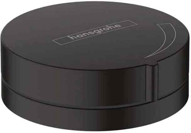 Hansgrohe Geräteabsperrventil 72841670 D= 48mm, Rund, Mattschwarz 1 Hansgrohe Geräteabsperrventil 72841670 D= 48mm, Rund, Mattschwarz