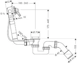 Hansgrohe Grundkörper Exafill Wanneneinlauf Mit Ab- Und Überlaufgarnitur (Normalwannen) -Hansgrohe Store hansgrohe Grundkoerper Exafill Wanneneinlauf mit Ab und Ueberlaufgarnitur Normalwannen 1