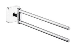 Hansgrohe Handtuchhalter PuraVida 41512000 2-teilig, Pure Chrome
