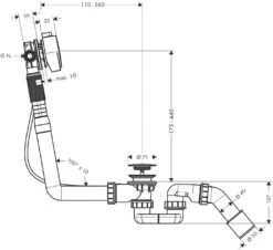 Hansgrohe Komplettset Exafill S Wanneneinlauf Mit Ab-/Überlaufgarnitur 58113000 4 Hansgrohe Komplettset Exafill S Wanneneinlauf Mit Ab-/Überlaufgarnitur 58113000 -Hansgrohe Store hansgrohe Komplettset Exafill S Wanneneinlauf mit Ab Ueberlaufgarnitur 58113000 1